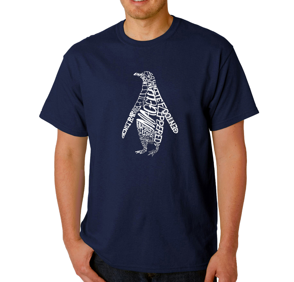 Men's Word Art T-shirt - Penguin